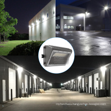 LUXINT America courtyard dimming power adjust color temperature 30W 60W 70W 100W 150W wall pack lighting